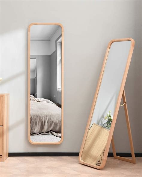 full body mirror wood